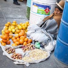 La Paz street sellers