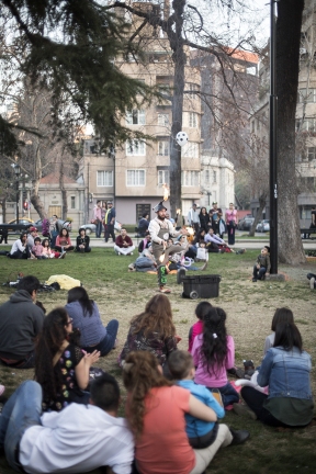 Sunday in Santiago's city park